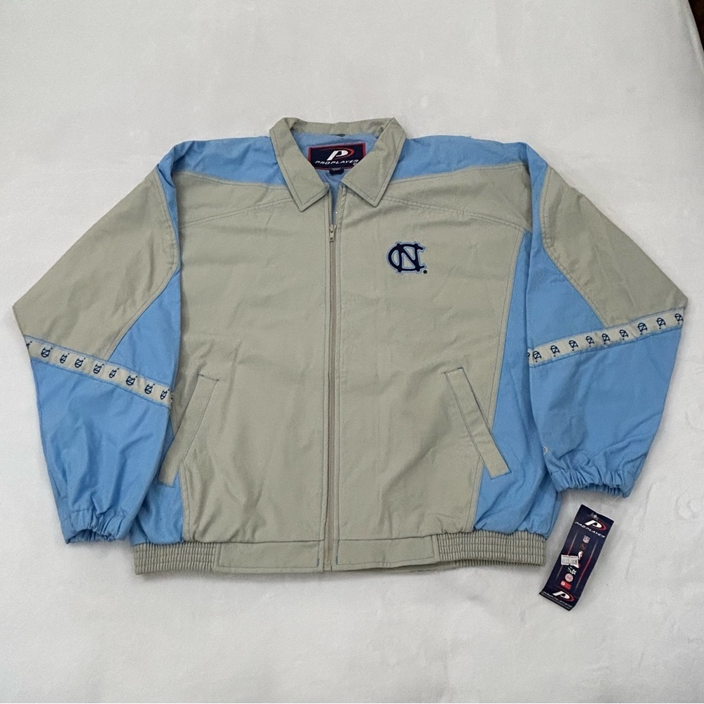 Vintage UNC University North Carolina Tar Heels ProPlayer Full Zip Jacket Men’s